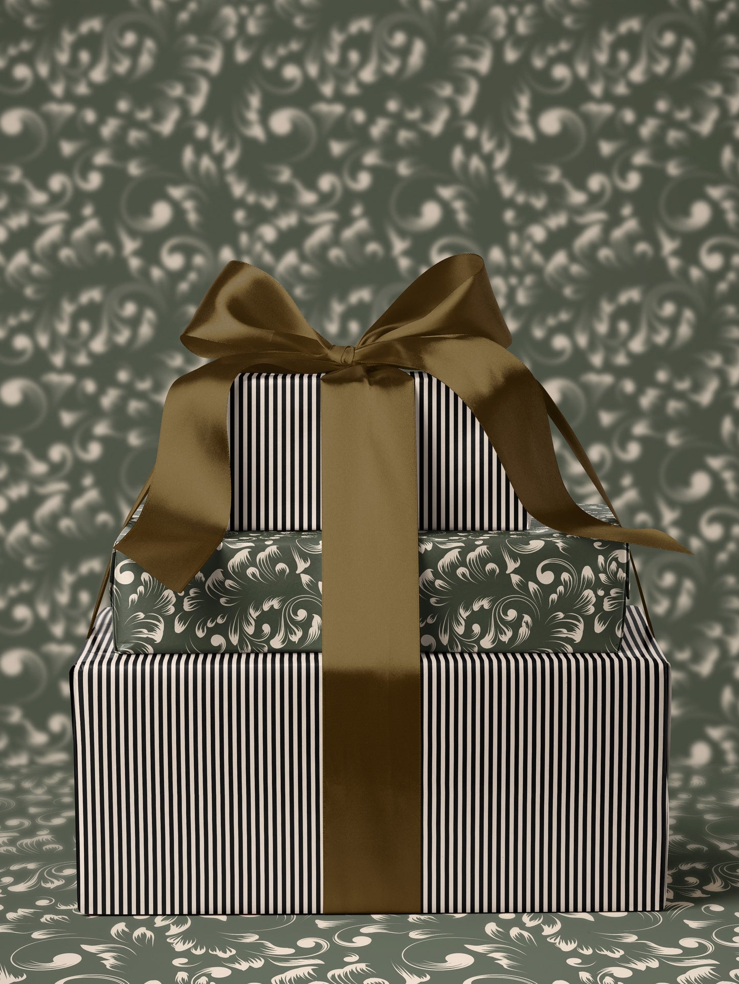 Green Wedding Wrapping Paper Classy Gift Wrap Anniversary Wrapping Paper Elegant Gift Wrap Wedding Gift Wrap Special Occasion Gift Wrap