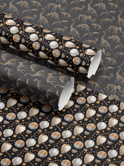 Dinosaur Wrapping Paper Boy Gift Wrap Birthday Gift Wrap Baby Shower Gift Wrap Little Boy Gift Wrap For Boy Wrapping Paper Son Gift Wrap