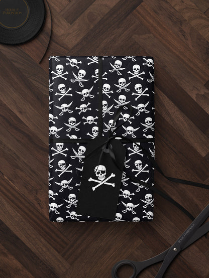 Pirate Wrapping Paper Boy Gift Wrap For Boy Wrapping Paper Birthday Gift Wrap Son Gift Wrap Skull Gift Wrap Birthday Boy Gift Wrap Pirate