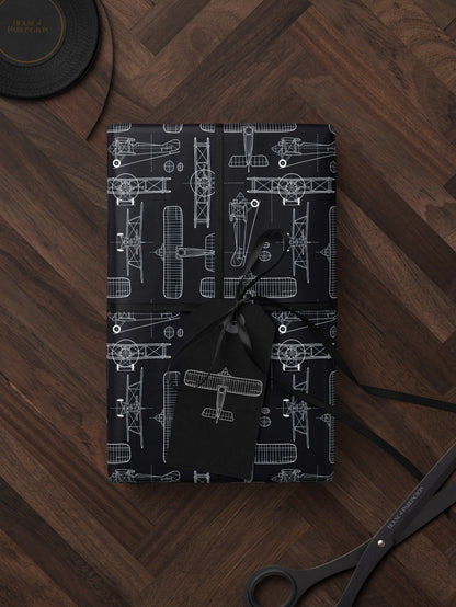 Airplane Wrapping Paper For Him Boy Gift Wrap For Boy Wrapping Paper Birthday Gift Wrap Boy Gift Wrap Baby Shower Gift Wrap Airplane