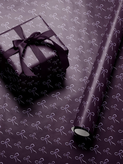 Purple Wrapping Paper Bow Gift Wrap For Her Girl Birthday Gift Wrap Girl Wrapping Paper Cute Wrapping Paper Baby Shower Girl Gift Wrap Baby
