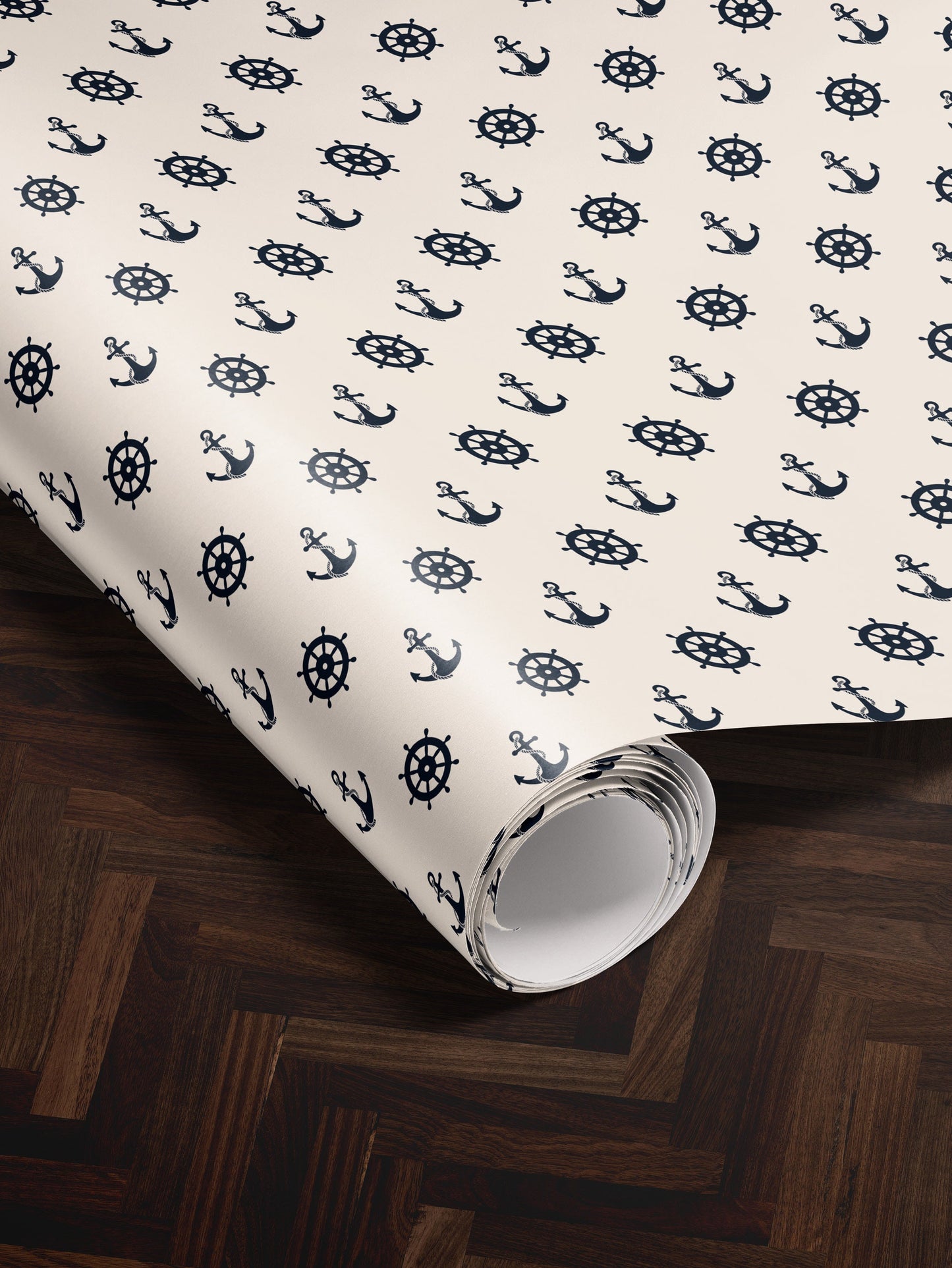 Boating Gift Wrap Paper Roll Sailboat Print Wrapping Paper Coastal Wedding Gift Nautical Gift for Him Beach Gift Idea Coastal Wrapping Paper
