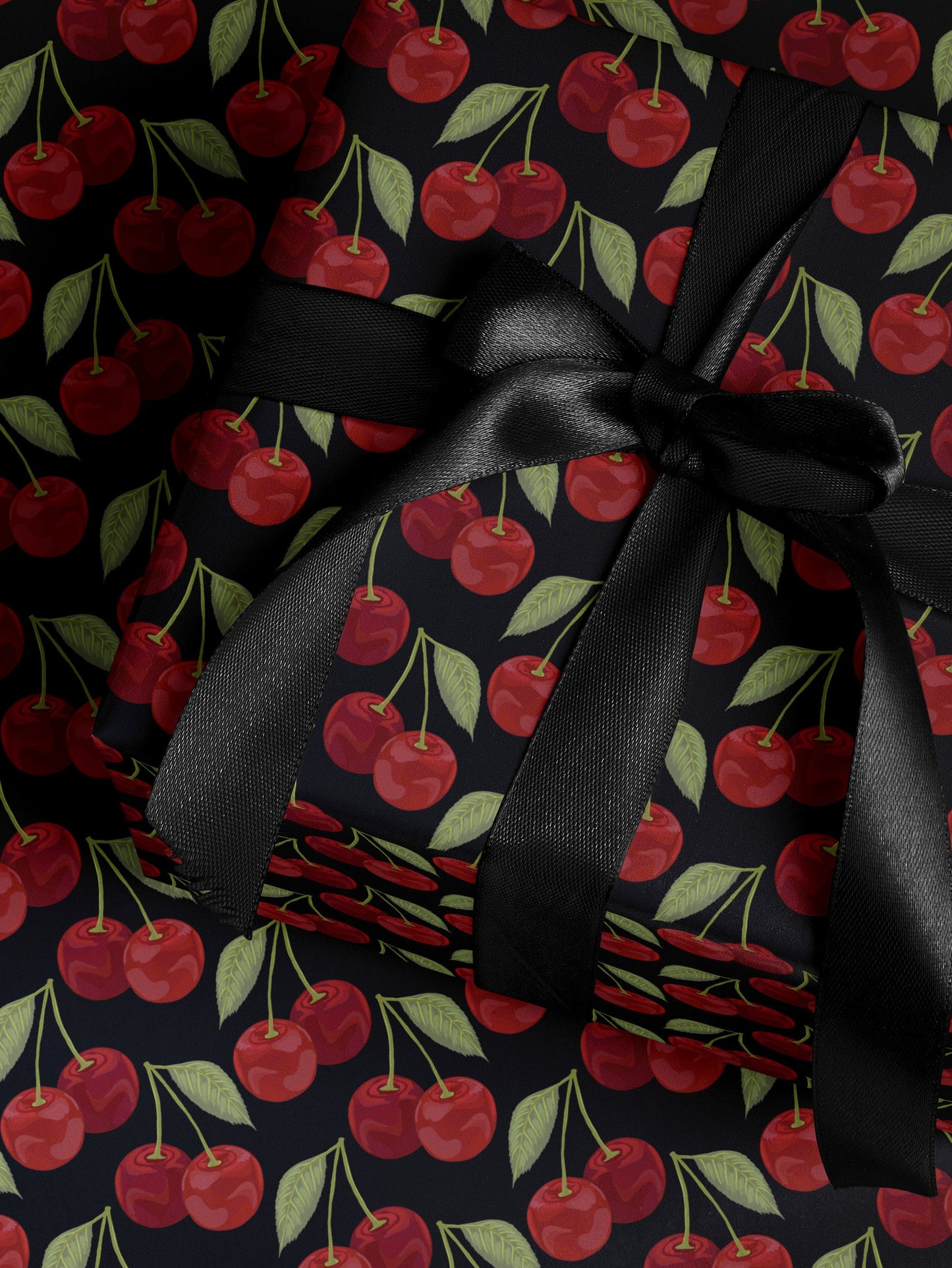 Sexy Wrapping Paper Red Gift Wrap Cherry Wrapping Paper Birthday Gift for Anniversary Gift Wrap Cherry Gift Wrap Romantic Gift Wrap For Her