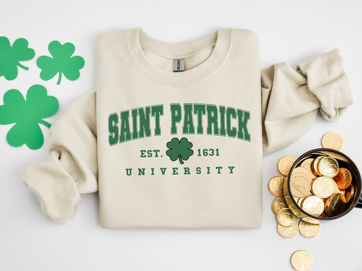 St Patrick's Day Sweatshirt, Lucky Charm Hoodie, St Patricks Day Shirt, Shamrock Shirt, Rainbow Sweater, Lucky Sweatshirt,Saint Patricks