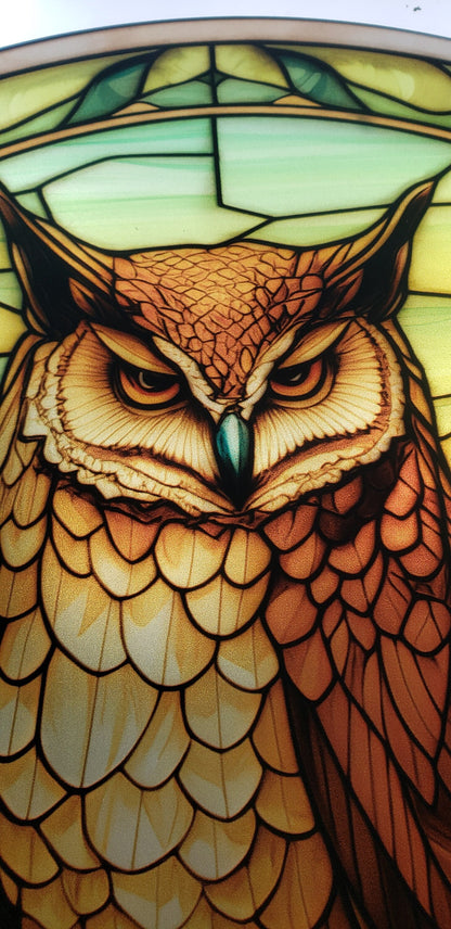 Phoenix: Stained Glass Style Window Hanging