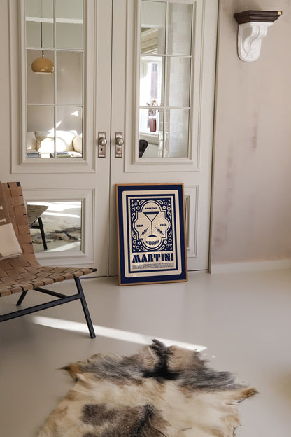 Martini Poster, Cocktail Art, Kitchen Art, Kitchen Poster, Kitchen Wall Art, Retro Print, Art Deco, Kitchen Decor