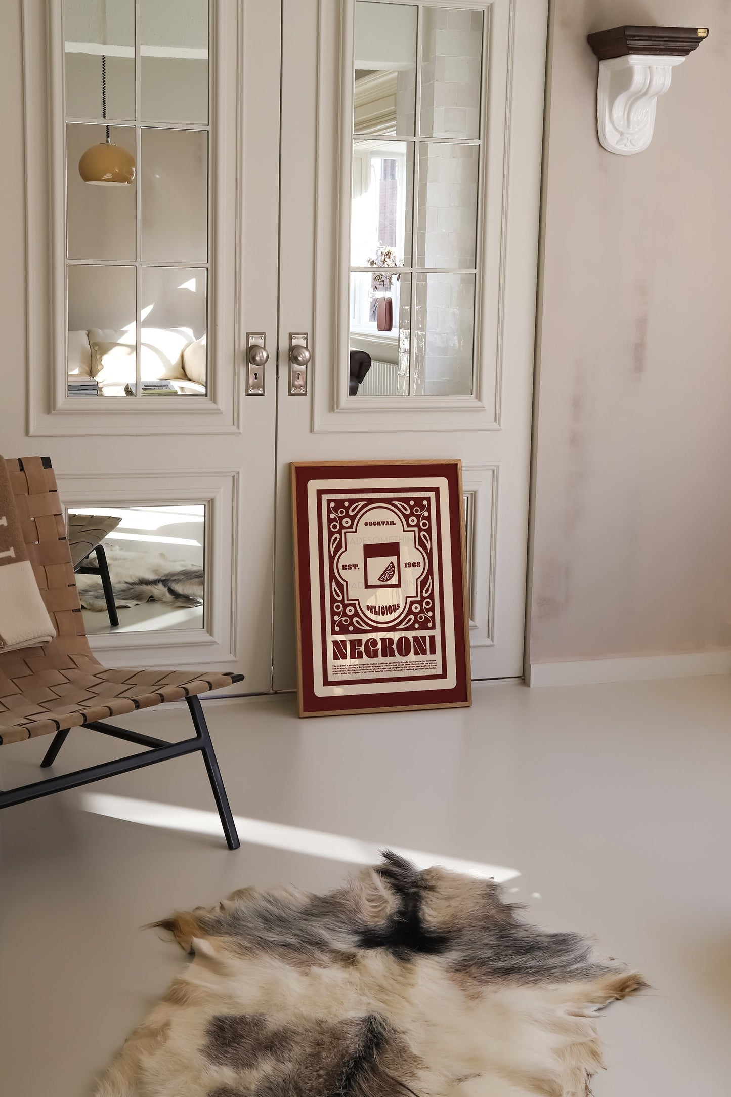 Negroni Poster, Cocktail Art, Cocktail Poster, Retro Wall Art, Art Deco, Kitchen Decor, Cocktail Print, Kitchen Art, Bar Cart, Home Decor