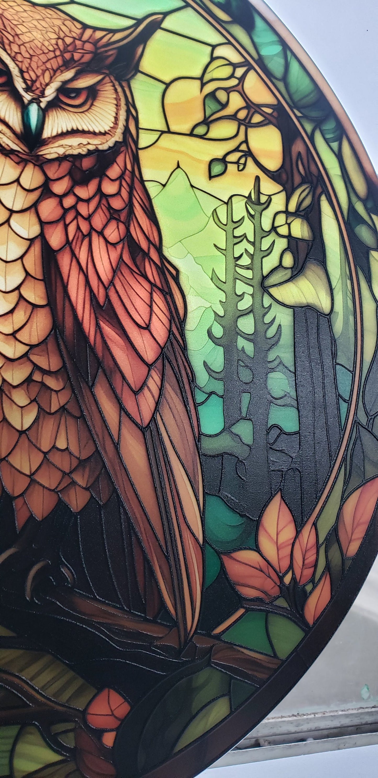 Dalmatian: Stained Glass Style Window Hanging