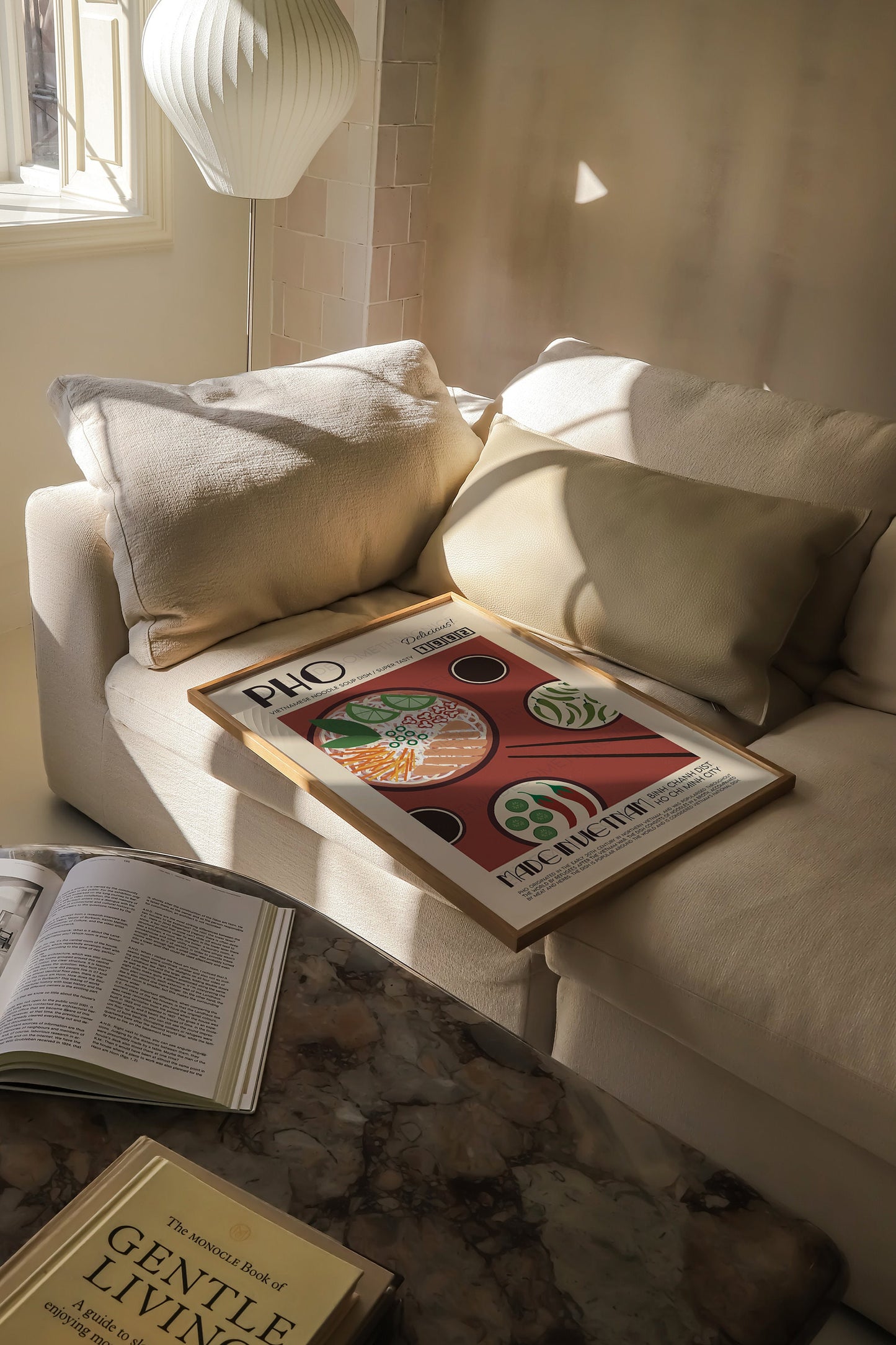 Pho Poster, Food Print, Kitchen Poster, Kitchen Print, Modern Kitchen Decor, Retro Food Poster, Chef Print, Bar Art