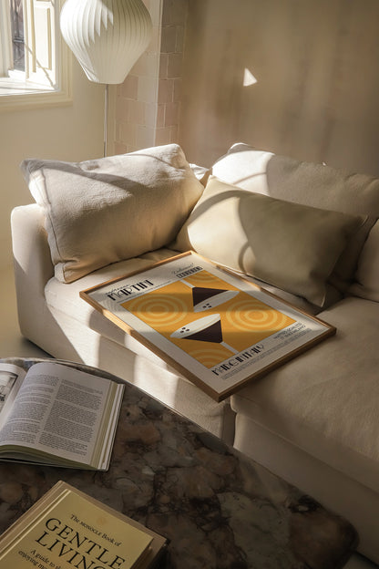 Espresso Martini Poster, Kitchen Poster, Kitchen Print, Cocktail Poster, Modern Kitchen Decor, Exhibition Poster, Retro Wall Art, Home Decor