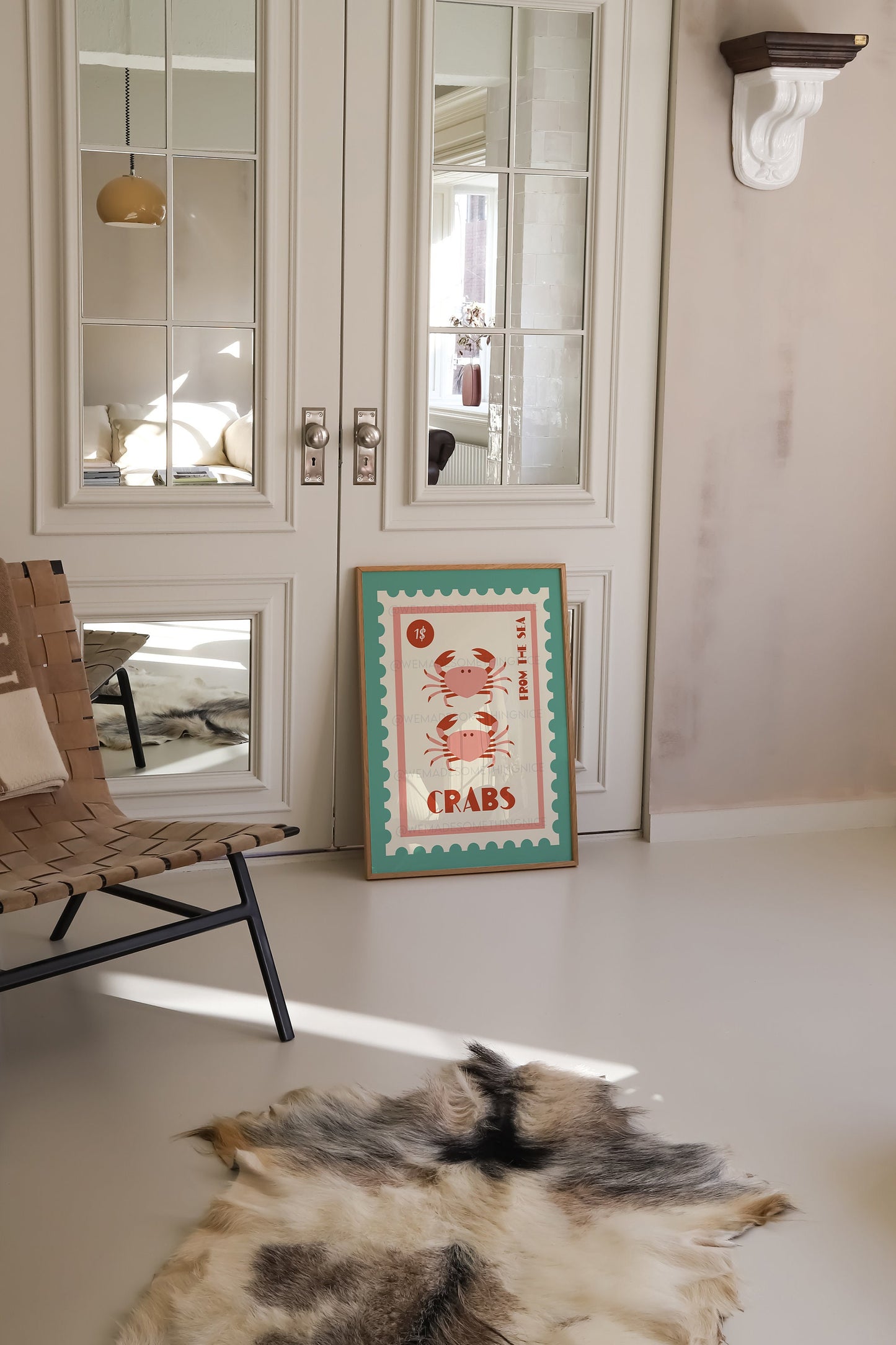 Crab Print, Coastal Wall Art, Coastal Print, Kitchen Art, Vintage Food Print, Coastal Art, Food Art,Trendy Wall Art, Bathroom Print