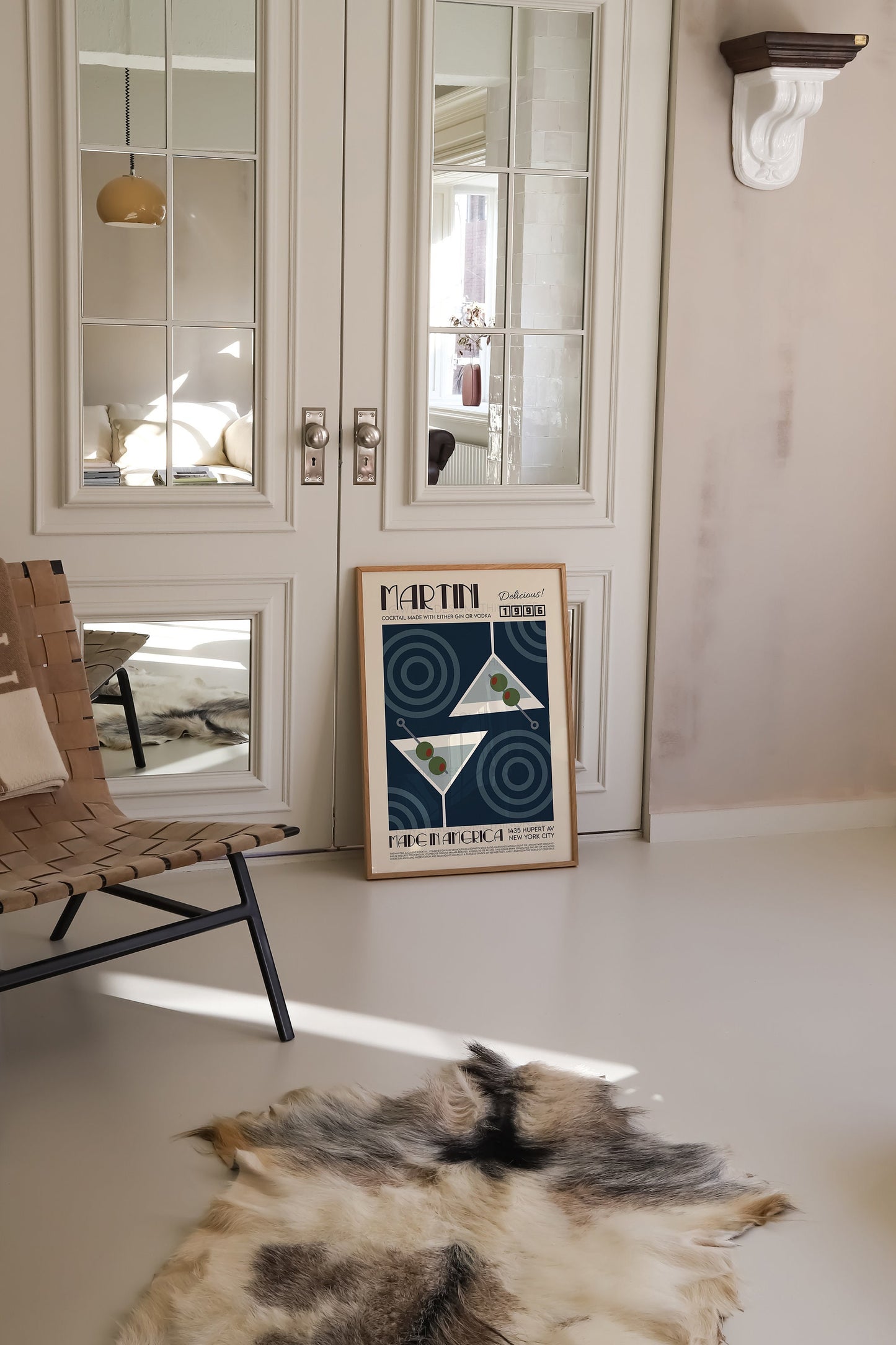 Martini Poster, Cocktail Poster, Modern Kitchen Decor, Exhibition Poster, Retro Wall Art, Home Decor, Birthday, Housewarming gift, Vodka