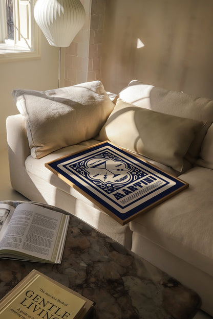 Martini Poster, Cocktail Art, Kitchen Art, Kitchen Poster, Kitchen Wall Art, Retro Print, Art Deco, Kitchen Decor