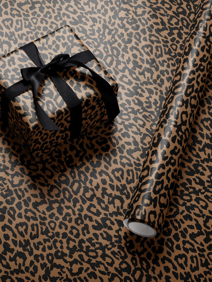 Leopard Print Wrapping Paper Cheetah Gift Wrap Animal Print Wrapping Paper Elegant Gift Wrap Birthday Gift Wrap Bachelorette Gift Wrap Spot