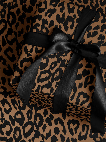 Leopard Print Wrapping Paper Cheetah Gift Wrap Animal Print Wrapping Paper Elegant Gift Wrap Birthday Gift Wrap Bachelorette Gift Wrap Spot