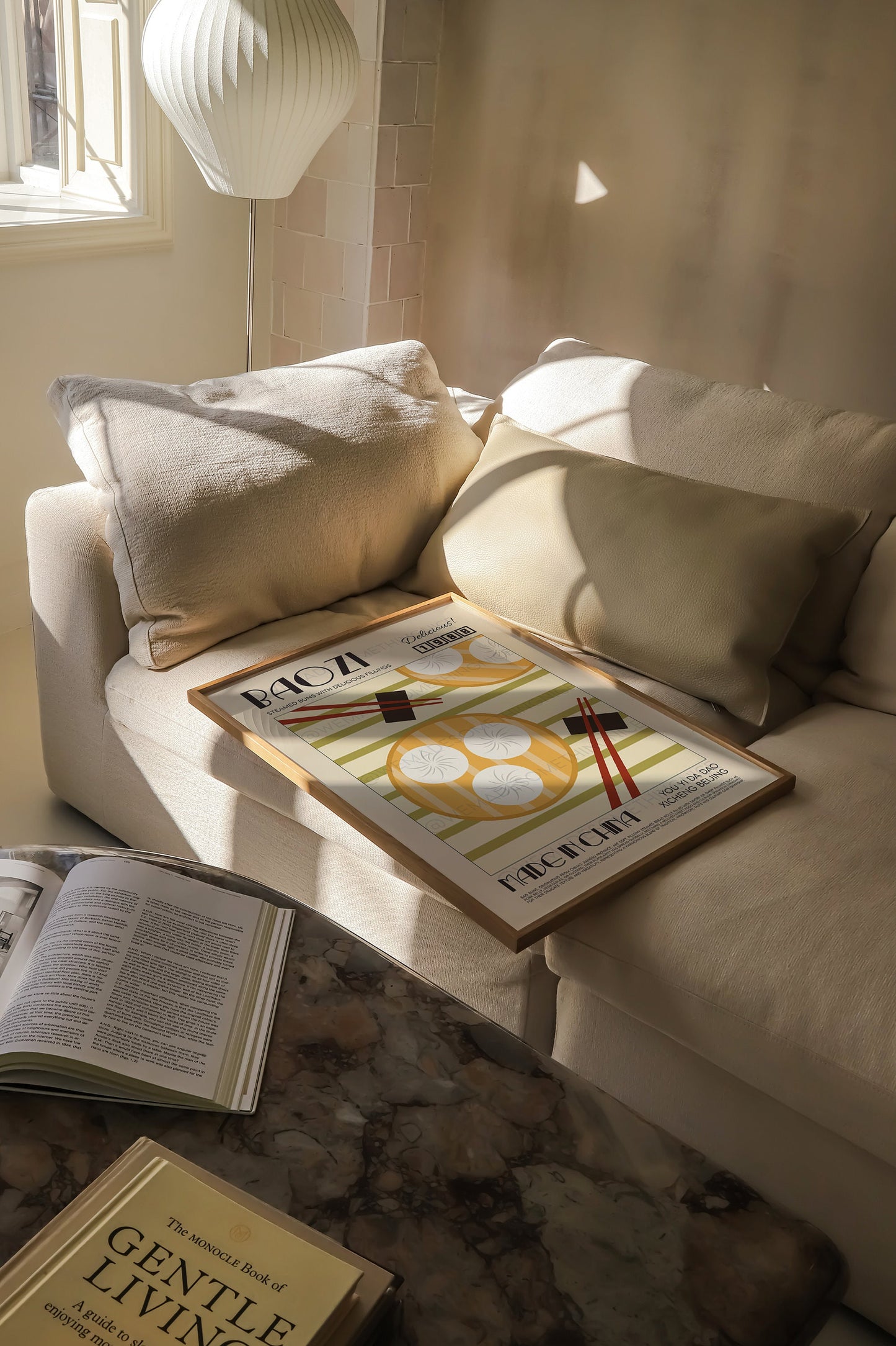 Bao Bun Poster, Kitchen Art, Kitchen Poster, Kitchen Wall Art, Asian Wall Art, Retro Wall Art, Food Poster, Food Print