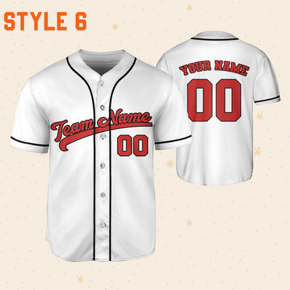 Personalized Team Name Awesome Custom Collection, Custom Team Name And Number Baseball Jersey, Baseball Jersey Uniform For Baseball Fans