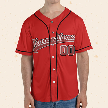Personalized Team Name Awesome Custom Collection, Custom Team Name And Number Baseball Jersey, Baseball Jersey Uniform For Baseball Fans