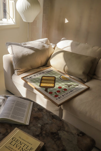 Sausage Roll Poster, Kitchen Poster, Kitchen Print, Modern Kitchen Decor. Chef Print, Bar Art, Exhibition Poster, Retro Wall Art