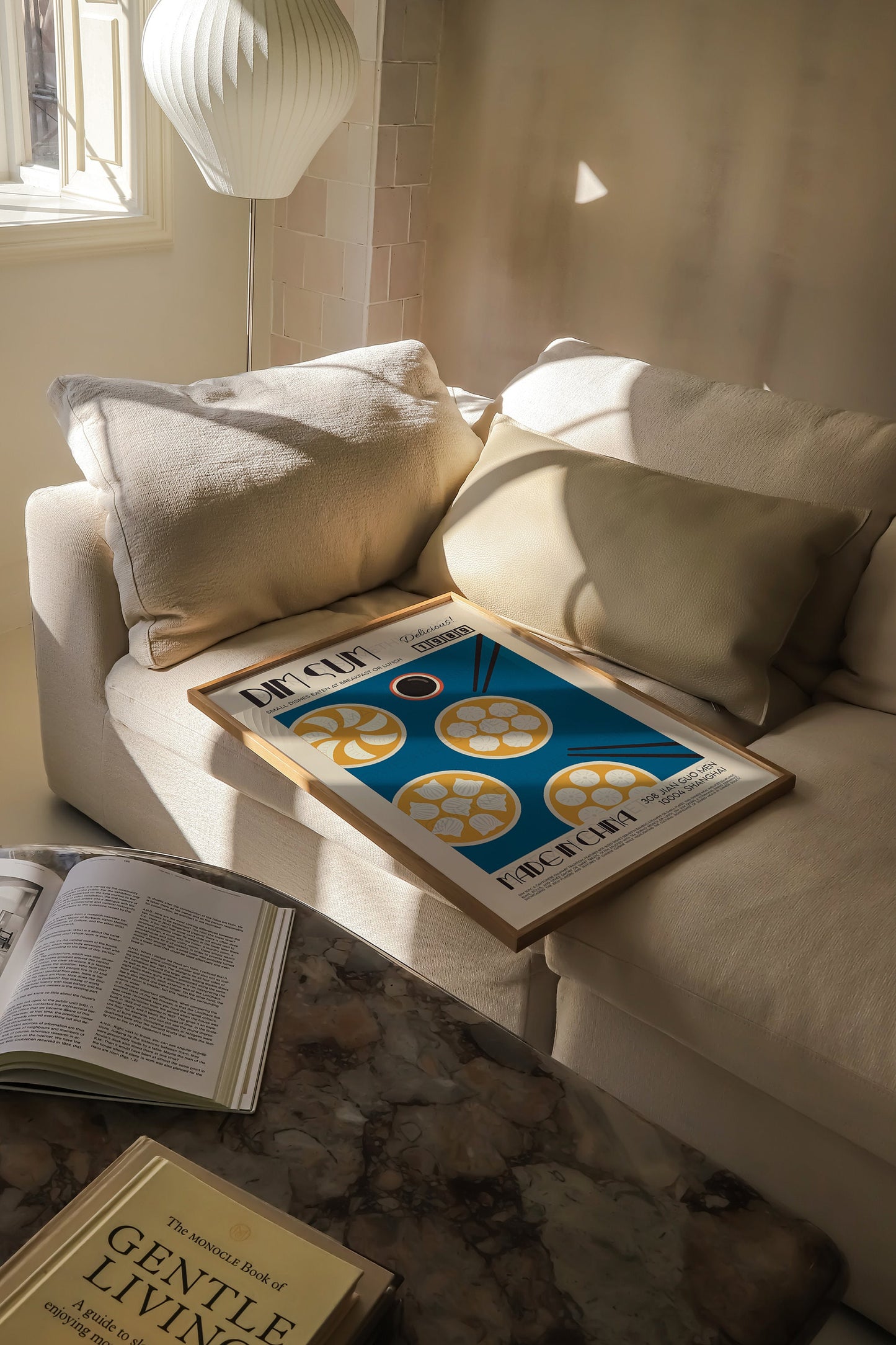 Dim Sum Poster, Kitchen Poster, Kitchen Print, Food Print, Modern Kitchen Decor, Illustration, Chef Print, Exhibition Poster, Retro Wall Art