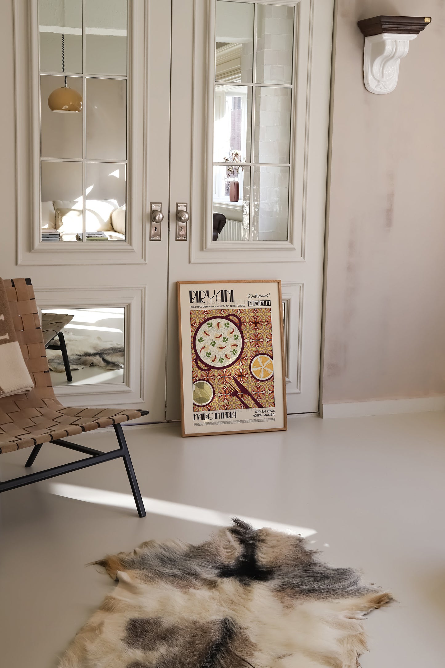 Biryani Poster, Kitchen Poster, Kitchen Print, Food Print, Modern Kitchen Decor, Exhibition Poster Retro Wall Art, India Print, Samosa