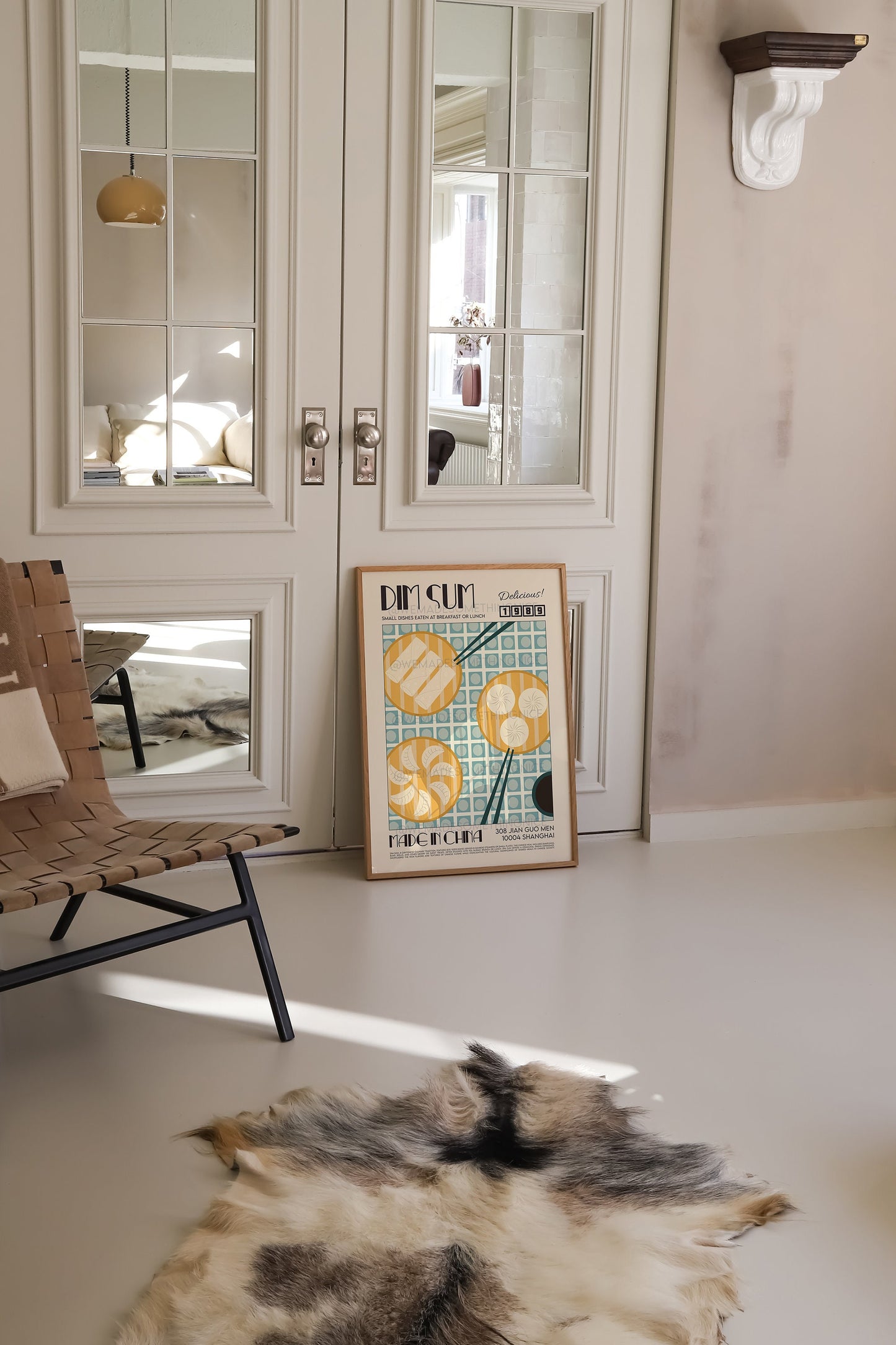 Dim Sum Poster, Kitchen Art, Kitchen Poster, Kitchen Wall Decor, Dumplings Poster, Modern Kitchen Decor, Illustration, Chinese Art