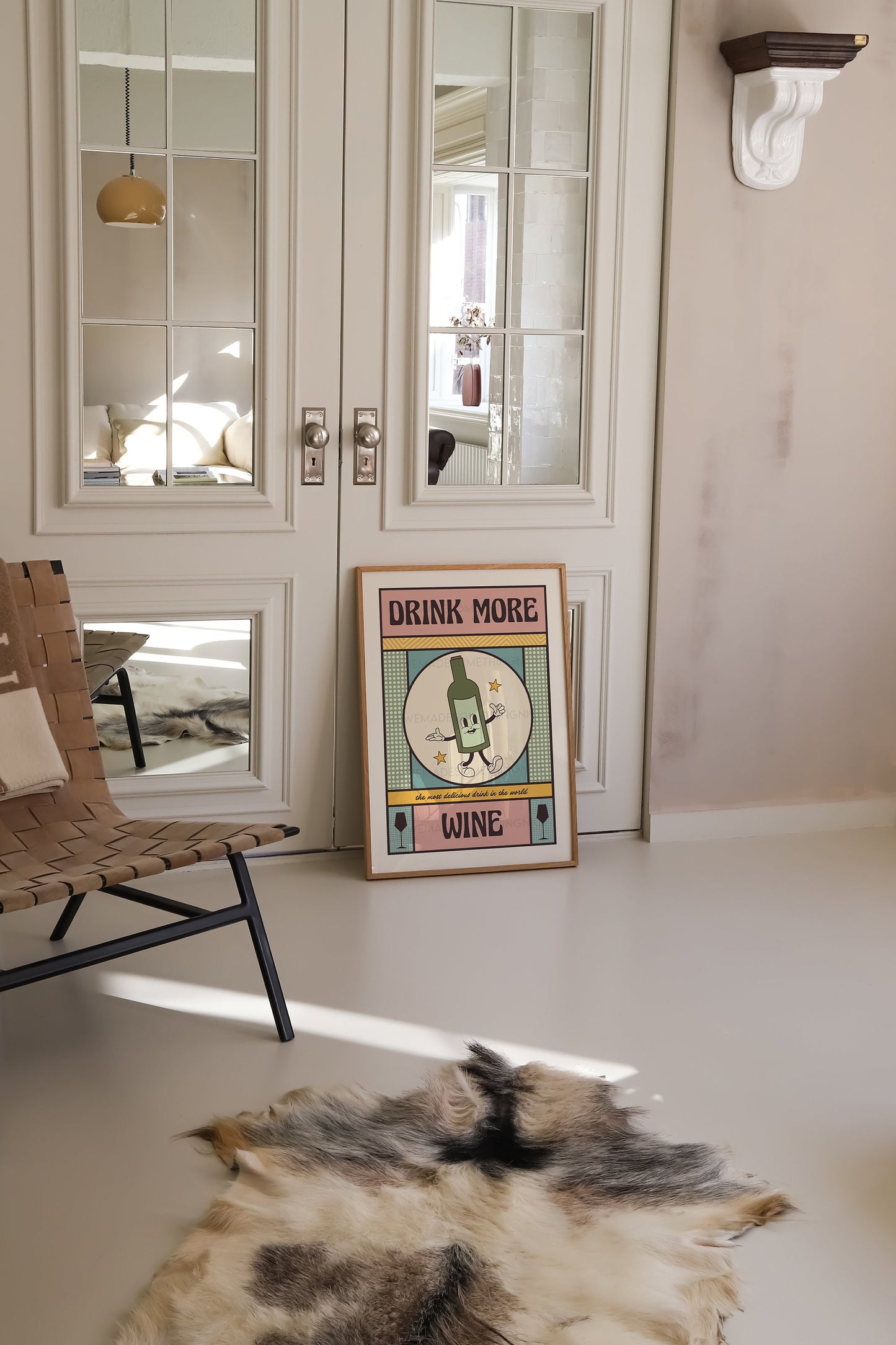 Wine Poster, Kitchen Art, Kitchen Poster, Kitchen Print, Trendy Wall Art, Funny Print, Cocktail Art, Retro Wine Poster