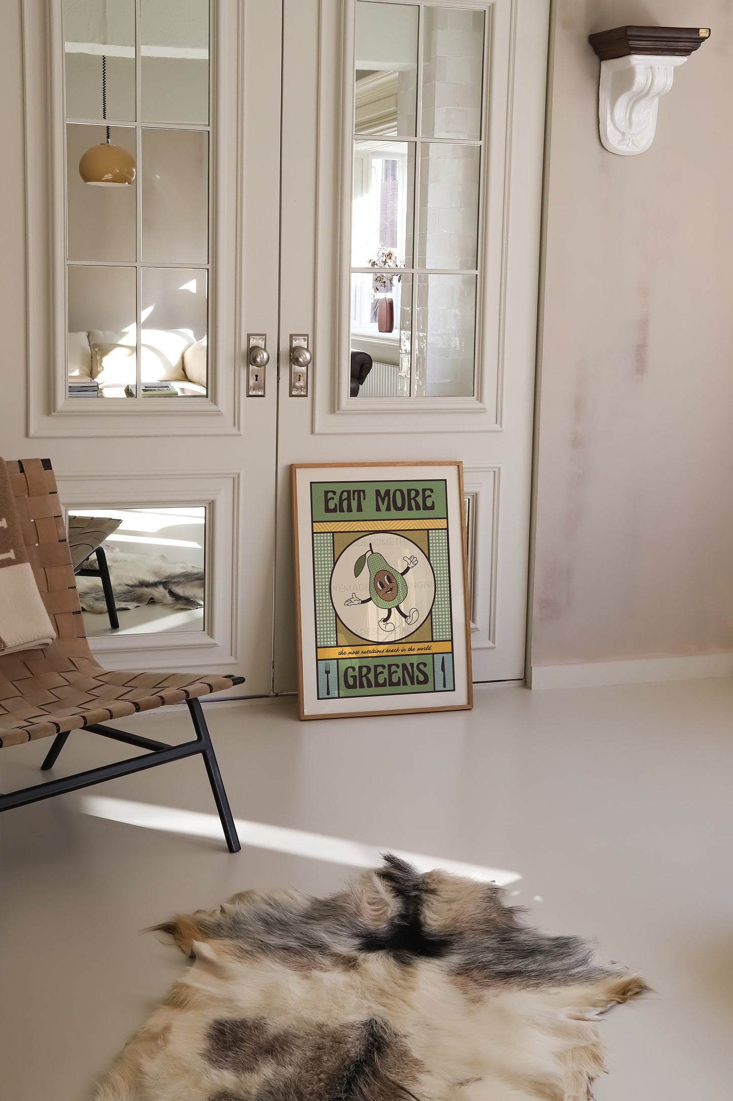 Eat More Greens Poster, Funny Print, Funny Quote Print, Kitchen Art, Kitchen Poster, Kitchen Print, Food Art, Food Poster