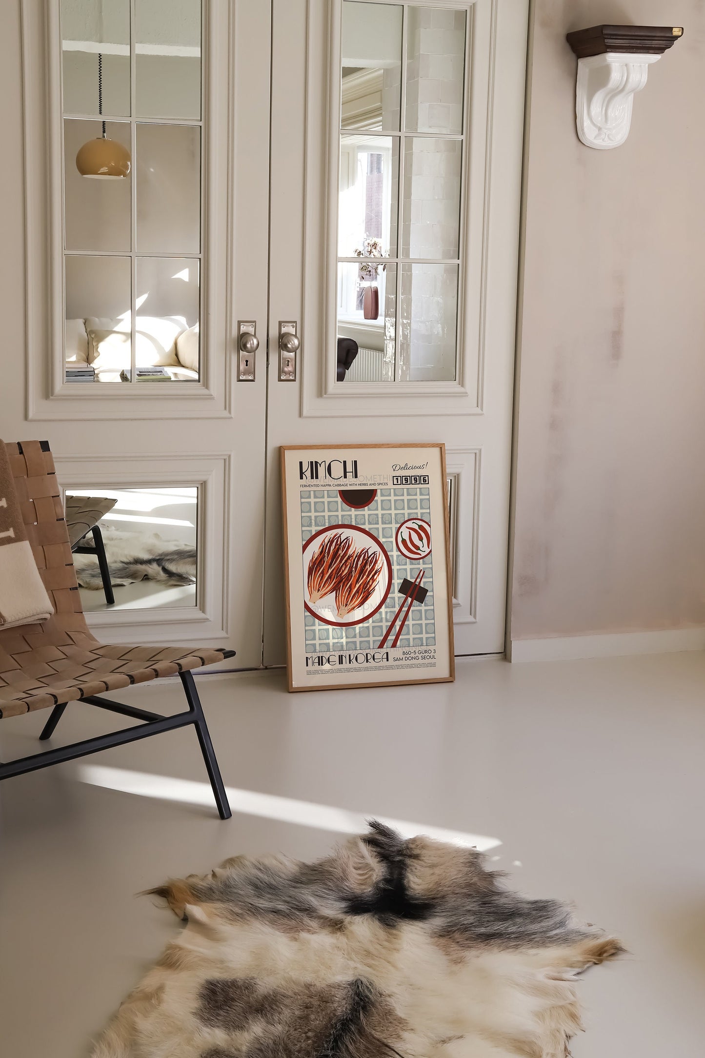 Kimchi Poster, Kitchen Art, Kitchen Poster, Kitchen Print, Food Print, Modern Kitchen Decor, Illustration, Japanese Art, Ramen, Dumplings