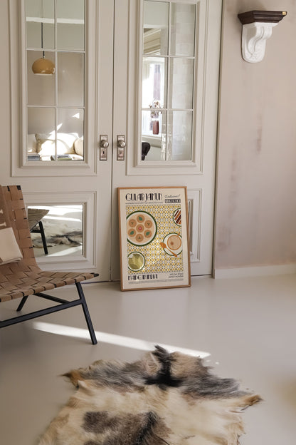 Gulab Jamun Poster, Food Print, Modern Kitchen Decor, Travel Poster, Kitchen Poster, Exhibition Poster Retro Wall Art, India Print