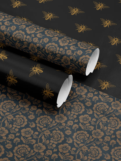 Bumblebee Gift Wrap Cute Wrapping Paper Bee Lover Gift Idea Chic Wrapping Paper Baby Shower Gift Wrap Christmas Party Gift Wrap Wedding