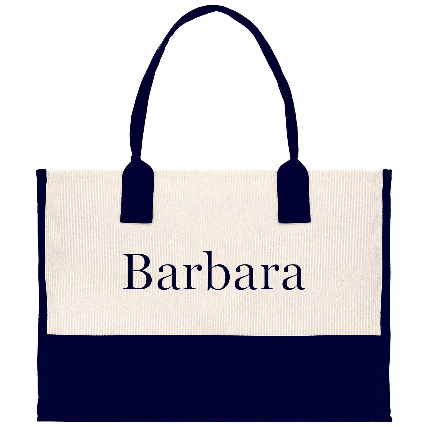 Monogram and Personalized Name Cotton Canvas Tote Bag Initial Tote Bag Letter Tote Bag Birthday Gift Bag Beach Bag Custom Monogrammed Bag
