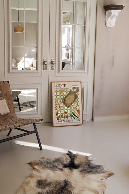 Haggis Poster, Retro Food Print, Modern Kitchen Decor, Retro Poster, Pop Art, Kitchen Art, Exhibition Poster, Housewarming, Scotland