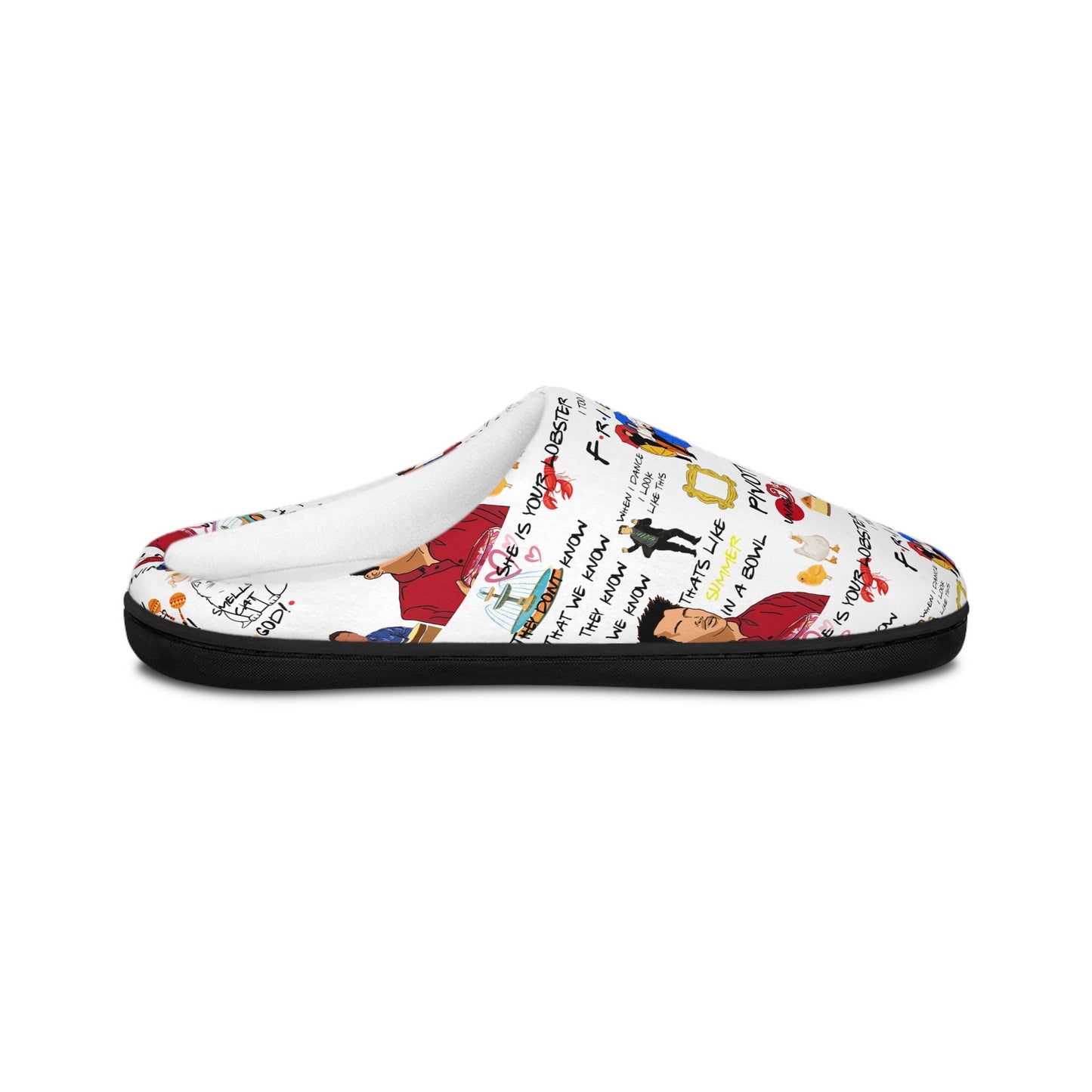 Friends TV Show Women's Slippers, Friends TV Series, Friends TV Gift For Her, Friends Series Gift