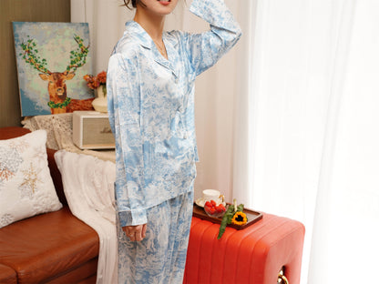 Comfortable Long Pajama Set, Bride And Bridesmaids Pajama, Unique Pattern Design,Best  Gift For Her,Could Be Wear Outside