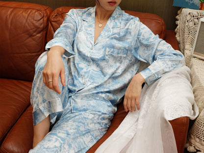 Comfortable Long Pajama Set, Bride And Bridesmaids Pajama, Unique Pattern Design,Best  Gift For Her,Could Be Wear Outside