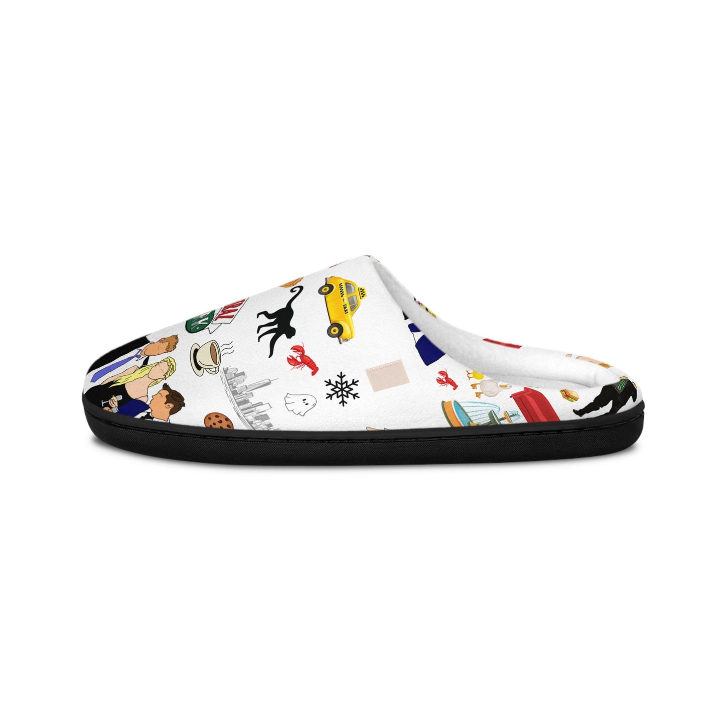 Friends TV Show Womens Slippers Friends TV Slippers Gift for her Friends Womens slippers Christmas Gift