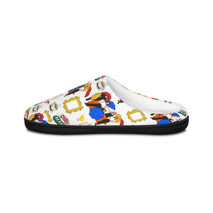 Friends TV Show Women's Slippers Friends TV Christmas Gift Gift for Her Joey Chandler Monica Pheobe Ross