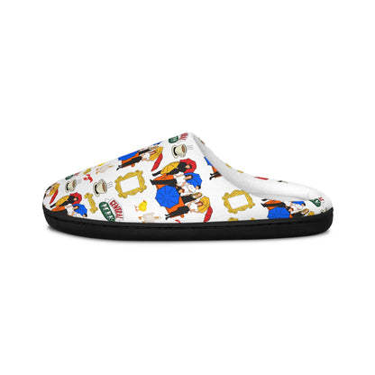 Friends TV Show Women's Slippers Friends TV Christmas Gift Gift for Her Joey Chandler Monica Pheobe Ross