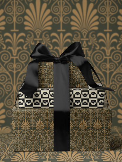 Art Deco Paper Elegant Gift Wrap Wrapping Paper Wedding Art Deco Print Decoupage Paper Holiday Wrapping Paper Art Deco Art Premium Gift Wrap