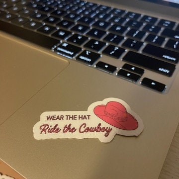 Cowboy romance stickers, cowboy romance era, kindle,  romance reader, ride the cowboy, cowboy hat, booktok, bookish stickers