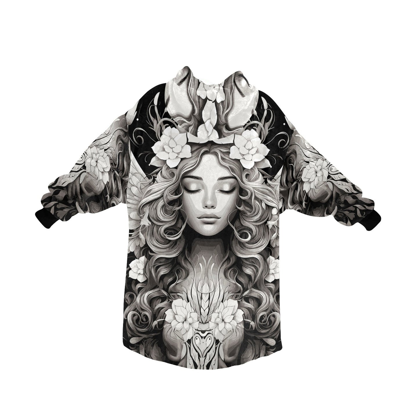 Kids hooded blanket hoodie ponch