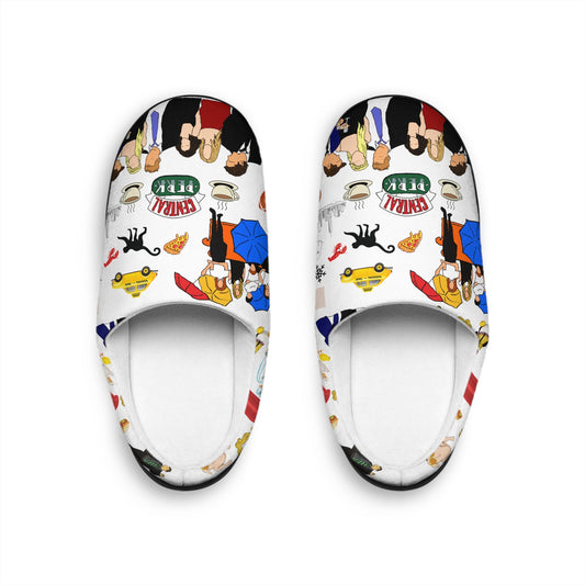 Friends TV Show Womens Slippers Friends TV Slippers Gift for her Friends Womens slippers Christmas Gift