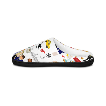 Friends TV Show Womens Slippers Friends TV Slippers Gift for her Friends Womens slippers Christmas Gift