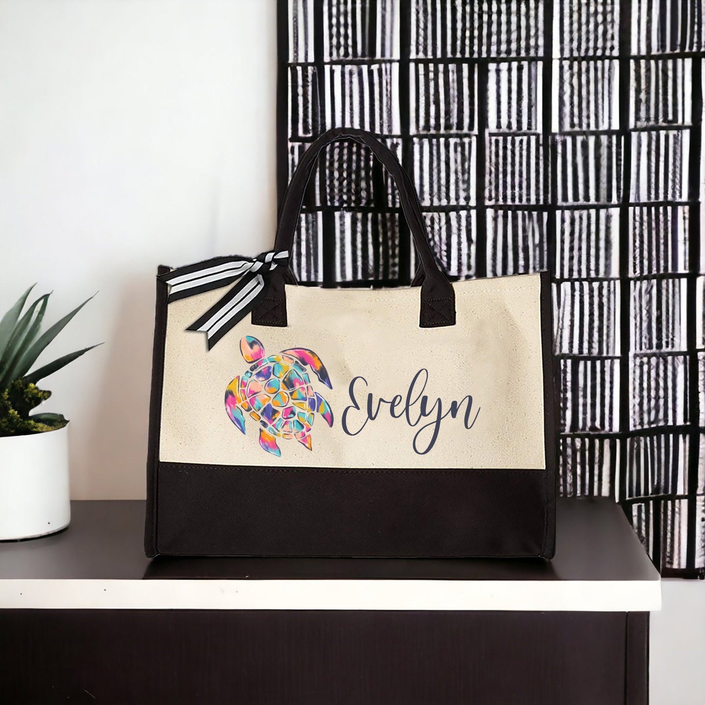 Sea Turtle Tote Bag, Beach Tote Bag, Summer Trip Tote, Bridesmaids Gifts, Wedding Tote Bags, Canvas Tote Bag, Beach Wedding Party Tote