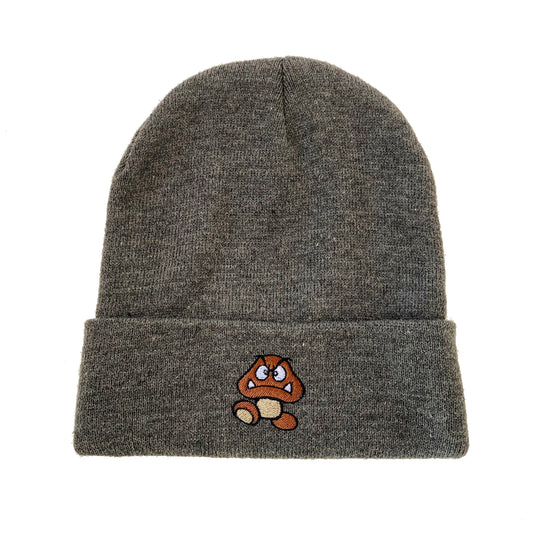 Goomba Embroidered Beanie Halloween Beanie Winter Beanie