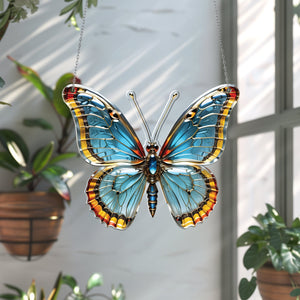 2D Acrylic Butterfly window hanging, pendant acrylic art Color butterfly, Home & Garden Decor, Summer decoration, Best Gift For Mother's Day