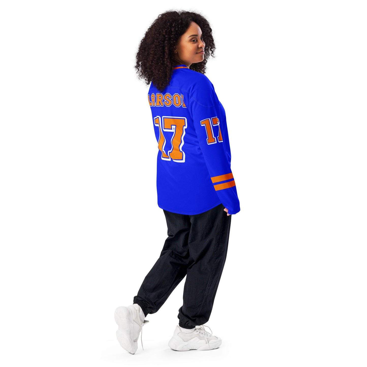 Unisex Oversized Racing #17 Hockey Jersey – Bold Streetwear Hockey Jersey Inspired by IndyCar Style