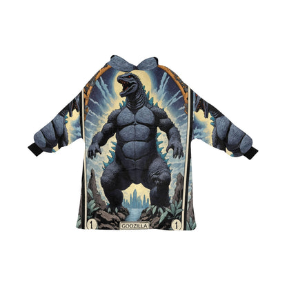 Kids Blanket Hoodie Godzilla Gojira Kaiju