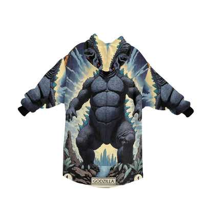 Kids Blanket Hoodie Godzilla Gojira Kaiju